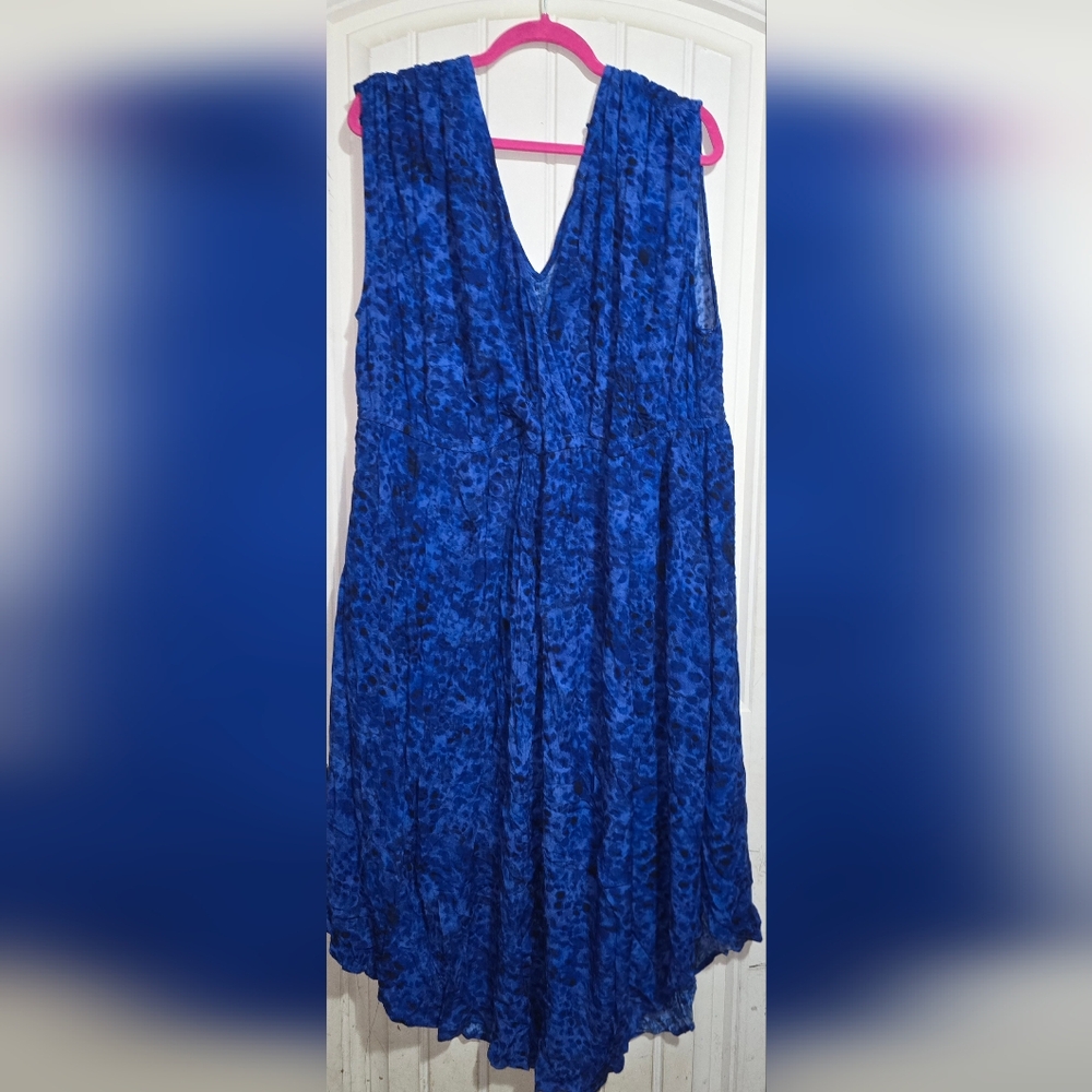 Terra & Sky Deep Blue A-Line Skirt